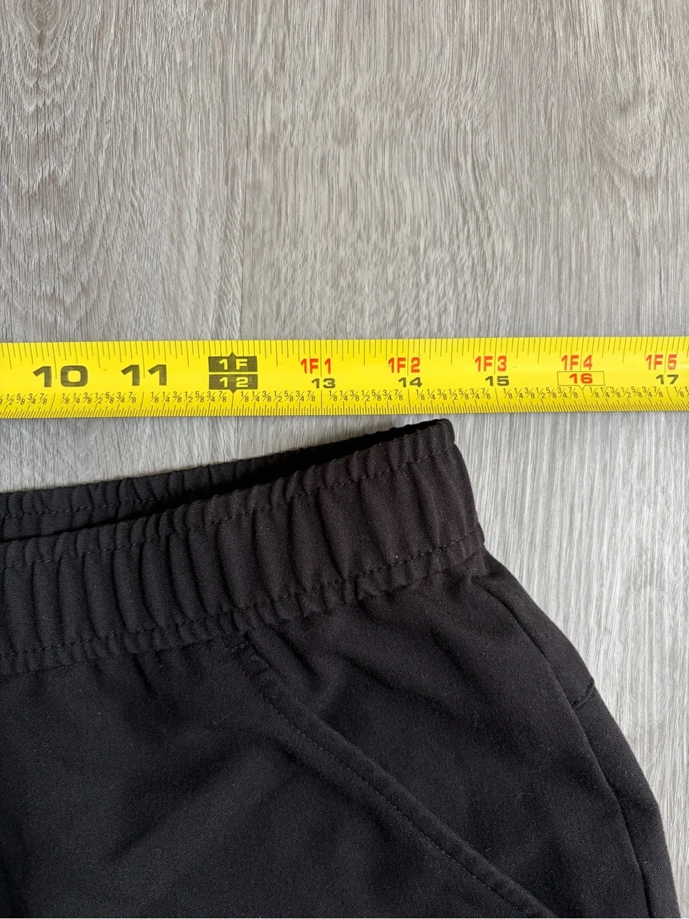 Figs Tansen Jogger Scrub Pant Black Pull-On Stretch Men’s Size M Short